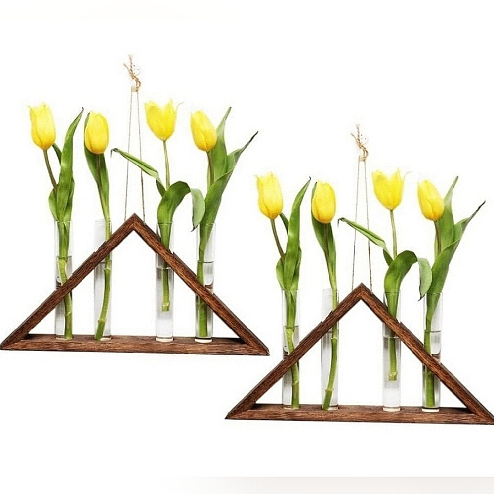 Glass Hanging Planters Set